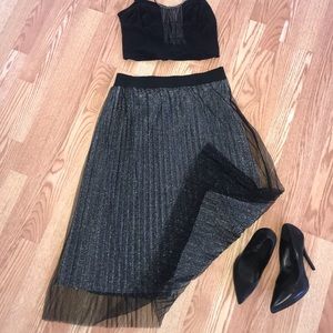 Sparkly mesh skirt l 💎